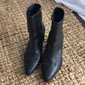 Black ankle boots